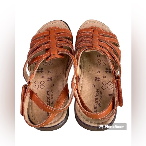 Naturalizer Women's Tan Strappy Sandals - Picture 6 of 6